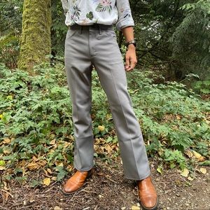 Men’s Vintage Grey Wrangler Bootcut Pants